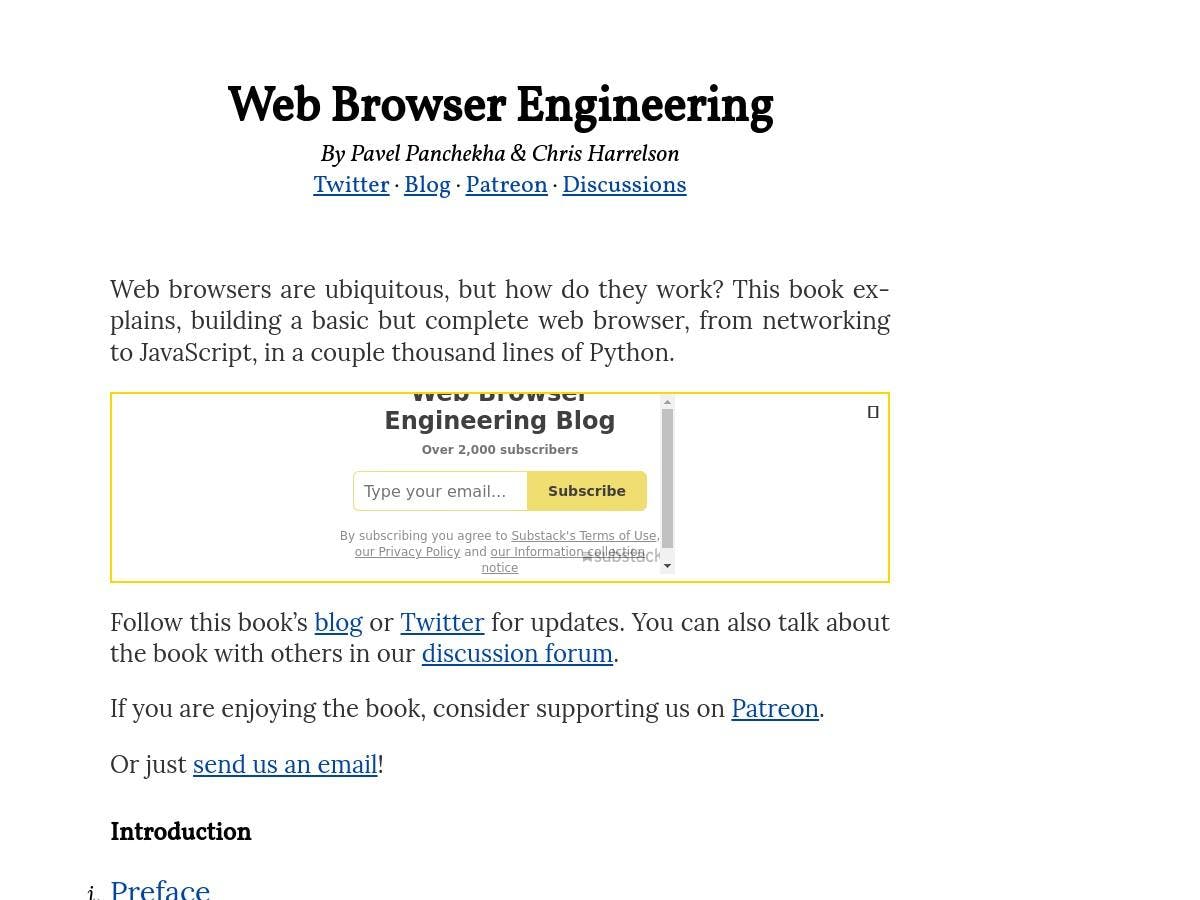 Web Browser Engineering