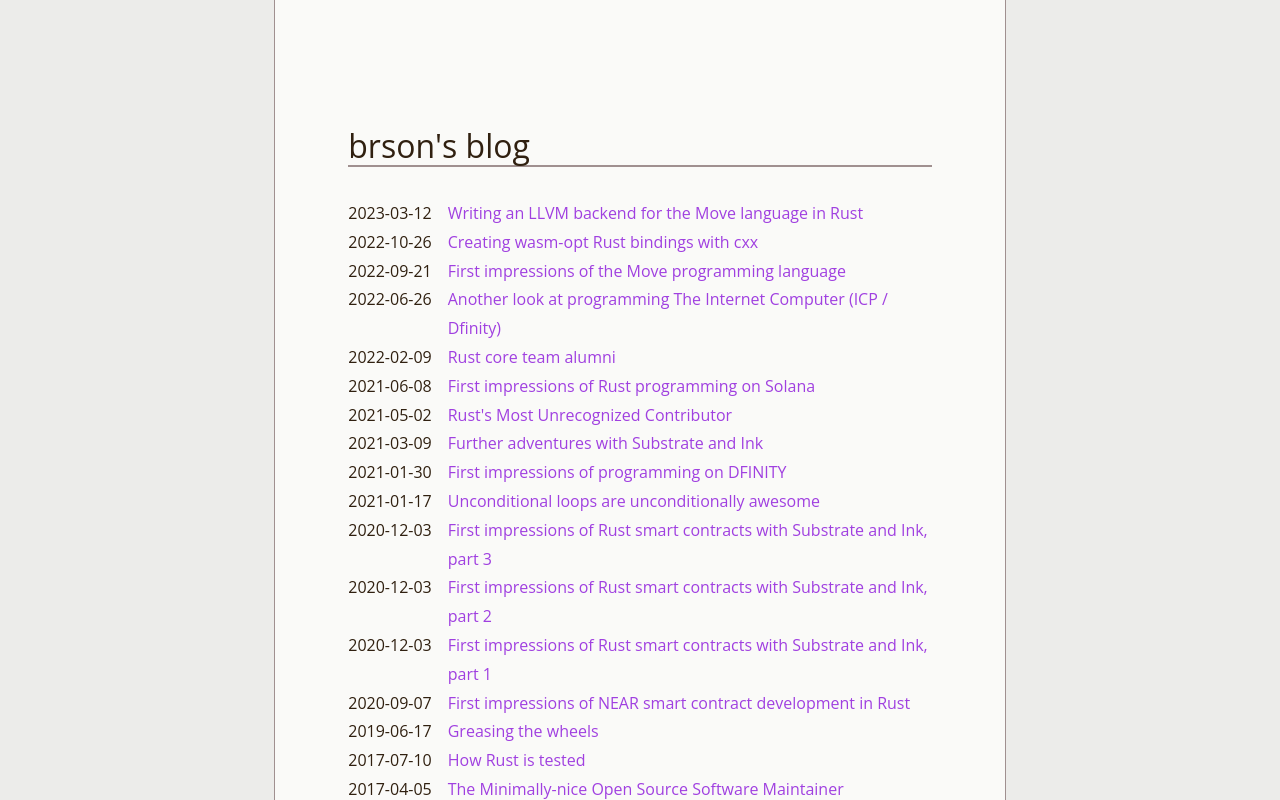 brson's blog