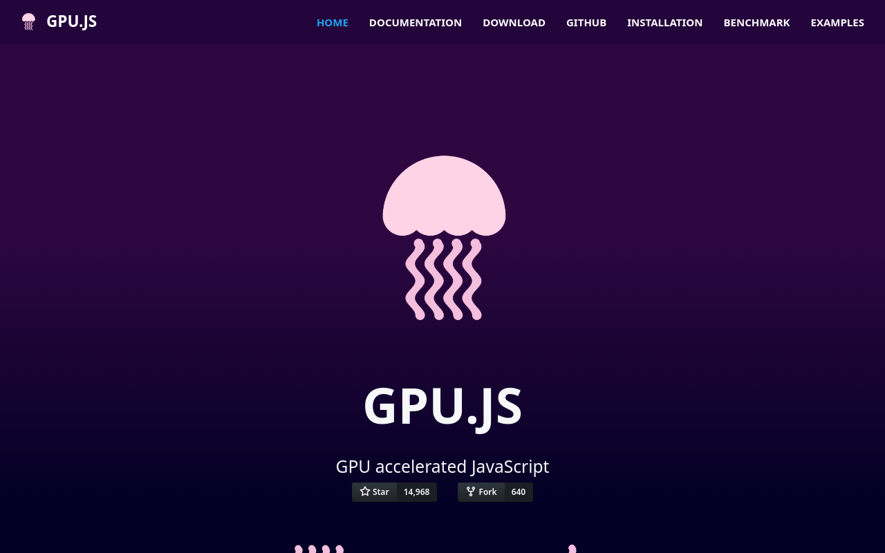 GPU.js - GPU accelerated JavaScript
